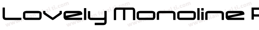 Lovely Monoline Regu字体转换